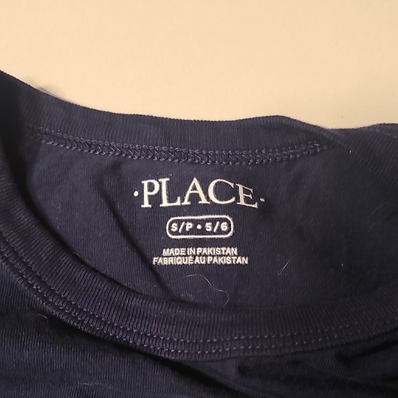 PLACE Boys Dinosaur/Bunny Graphic T-Shirt - Black Size 5/6 EUC - Picture 3 of 8